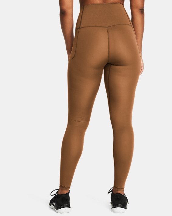 UA Meridian Ultra Leggings mit hohem Bund für Damen, Brown, pdpMainDesktop image number 1
